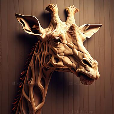 3D model st giraffe (STL)